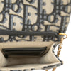 Dior Oblique Canvas Vertical Saddle Pouch Secondhand