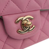 Chanel Mini Rectangular Bicolor Quilted Lambskin Top Handle Flap Secondhand