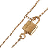 Louis Vuitton Gold Plated Locky Pendant Necklace Secondhand