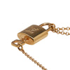 Louis Vuitton Gold Plated Locky Pendant Necklace Secondhand