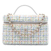 Chanel 25C Cruise CC Quilted Tweed Vanity Bag Secondhand