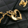 Chanel Mini Rectangular Quilted Lambskin Heart Charms Flap Secondhand