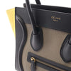 Celine Micro Tricolor Leather Luggage Tote Secondhand