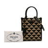 Prada Mini Embroidered Jacquard Symbole Triangolo Satchel Secondhand