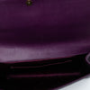 Secondhand Saint Laurent Textured Leather Chyc Ligne Clutch
