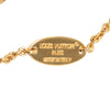 Louis Vuitton Gold Plated Essential V Bracelet Secondhand