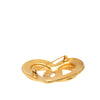 Chanel Gold Plated CC Heart Brooch Secondhand