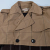 Marni Checkered Two-Tone Trench Coat, Size 38 Secondhand