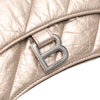 Balenciaga Small Metallic Calfskin Crush Chain Shoulder Bag Secondhand
