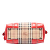Burberry Haymarket Check Coated Canvas Minford Portrait Satchel Secondhand