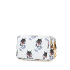 Miu Miu Goatskin Madras Cat Print Double Zip Crossbody Secondhand
