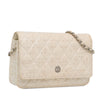 Chanel CC Coated Tweed Wallet On Chain Secondhand