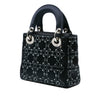 Dior Mini Satin Cannage Strass Crystal Embellished Lady Dior Secondhand