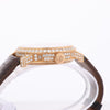 Pierre Kunz Pepretual Calendar PKA 003 QPR Leather x RG, Diamonds AT Silver-Face Watch Secondhand