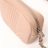 Prada Diagram Leather Chain Crossbody Bag in Pink 1BH083 Secondhand