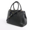 Prada Galleria Saffiano Lux Leather 2Way Handbag in Black Secondhand
