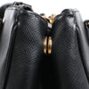 Prada Galleria Saffiano Lux Leather 2Way Handbag in Black Secondhand