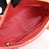 Prada Saffiano Vernice Dome Leather 2Way Handbag in Begonia BL0909 Secondhand
