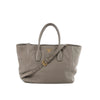 Secondhand Prada Vitello Daino Leather 2Way Handbag in Gray