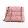 Secondhand Prada Spectrum Small Leather Chain Shoulder Bag in Pink