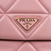 Prada Spectrum Small Leather Chain Shoulder Bag in Pink Secondhand