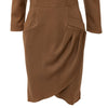 Secondhand Yves Saint Laurent Variation Wool Dress - '90s