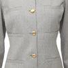 Secondhand Valentino Miss V Wool Dress with Turtle Buttons - '90s