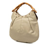 Secondhand Gucci Studded Calfskin Bamboo Hobo