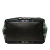 Balenciaga Plaid Wool Navy Cabas S Secondhand