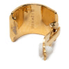 Hermès Gold Plated Enamel Cloisonne Clip On Earrings Secondhand