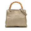 Gucci Small Calfskin Bamboo Shopper Satchel Secondhand