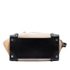 Celine Micro Tricolor Calfskin and Suede Luggage Tote Secondhand