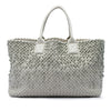 Bottega Veneta Limited Edition Medium Lambskin Intreccio Mist Spheres Cabat Tote Secondhand