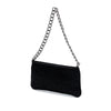 Chanel Embossed Satin Camellia Chain Pochette Secondhand