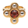 Louis Vuitton Brass Love Letters Timeless Ring Set Secondhand