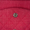 Chanel Medium Classic Tweed Beaded Flower Double Flap Secondhand