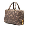 Prada Cervo Lux Lace Print Bauletto Handbag Secondhand