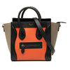 Celine Nano Tricolor Leather Luggage Tote Secondhand