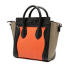 Celine Nano Tricolor Leather Luggage Tote Secondhand