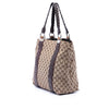 Gucci Large GG Canvas Bamboo Libeccio Tote Secondhand