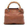 Gucci Small Calfskin Bamboo Shopper Satchel Secondhand