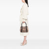 Burberry Haymarket Check Coated Canvas Satchel Secondhand