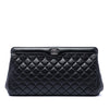 Chanel CC Quilted Lambskin Frame Clutch Secondhand