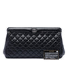 Chanel CC Quilted Lambskin Frame Clutch Secondhand