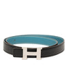Hermès Box Calf and Togo Constance H Reversible Belt Secondhand