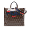 Fendi FILA Glazed Fabric FF 1974 Mania Shopping Tote Secondhand
