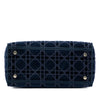 Dior Medium Velvet Cannage Lady D Lite Secondhand