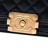 Chanel Old Medium Quilted Lambskin Boy Flap Secondhand