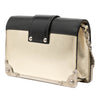 Prada Saffiano Trimmed Metallic Vitello Cahier Bag Secondhand
