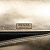 Prada Saffiano Trimmed Metallic Vitello Cahier Bag Secondhand